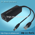 Buen precio 802.3af POE splitter para Power-Over-ethernt Fuente de alimentación RJ45 POE Inyector